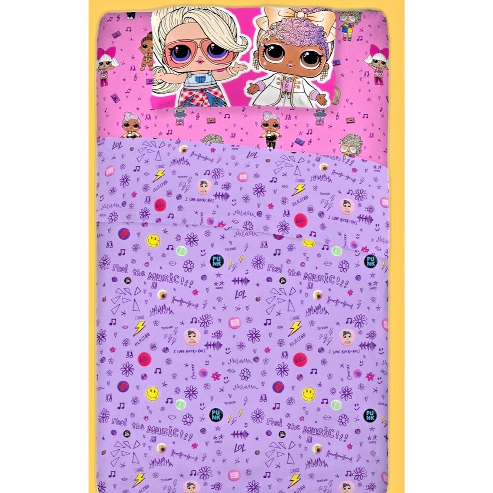 LOL SURPRISE! REMIX 3 Piece Twin Sheet Set NEW